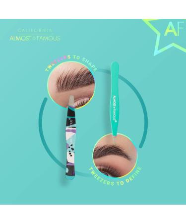 Premium Ingrown Hair Removal Tweezers Set with Leather Case - Green (Pack of 2) | Precision Facial Hair Removal Tool for Women and Men - Perfect Holiday Gift - Buy Online on SooperMarket.com