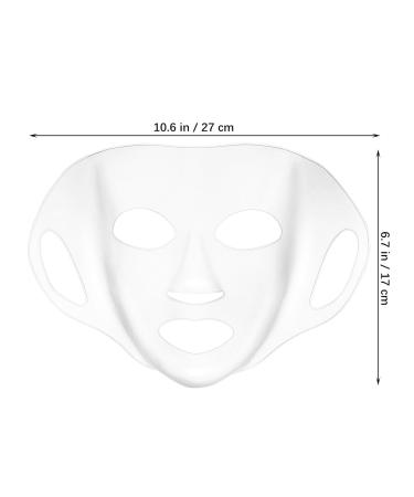 FRCOLOR Silicone Face Masks - Reusable Moisturizing Mask Sheet for Skincare | 3 Pcs Beauty Tool for Women & Girls - Buy Online on SooperMarket.com