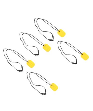 5Pcs Chew Necklaces for Kids | Chewable Necklaces for Sensory Relief & Children s Illnesses | Safe & Stylish Pendant - Buy Online on SooperMarket.com