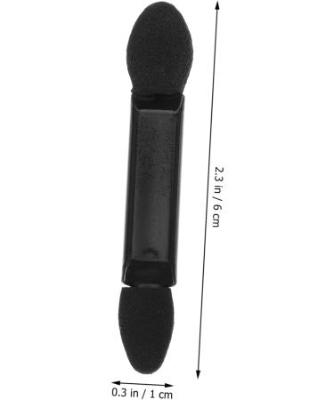 FOYTOKI 100pcs Women Eyeshadow Brush Small Eyeshadow Blending Brush Eye Makeup Sponge Makeup Brushes Black - Buy Online on SooperMarket.com