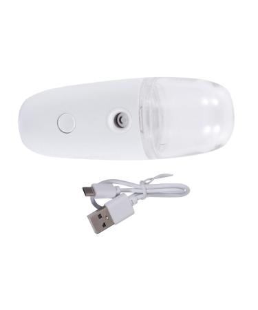 PLAFOPE 1 Set Spray Hydrating Apparatus Lash Facial Cleaner Mini Steamer Nano Facial Mister White Plastic