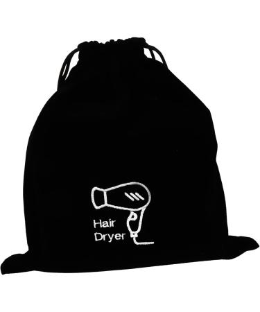HAPINARY 4 Pcs Hair Dryer Storage Bag Hair Dryer Travel Case Hotel Hair Dryer Hair Tools Bag Black Flannel - Buy Online on SooperMarket.com