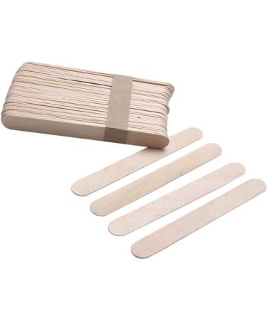Wooden Wax Applicator Spatula Stick Hair Removal Disposable Stick 10 PCS - Buy Online on SooperMarket.com