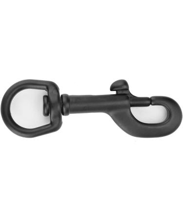 Nosii Stainless Steel Swivel Snap Hook - 75mm Black Bolt Accessory for Scuba Diving - Buy Online on SooperMarket.com