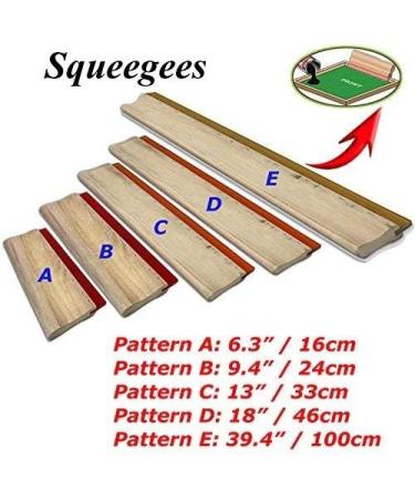 INTBUYING Screen Printing Squeegee 39 inches 75 Durometer Squeegee Ink Scraper Wooden Scraper - Buy Online on SooperMarket.com