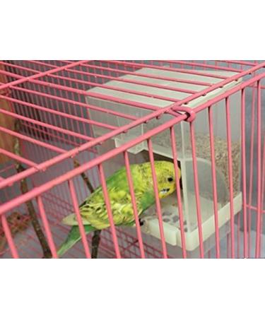 Hypeety Automatic Bird Feeder: No Mess Seed Food Container for Budgerigar, Canary, Cockatiel, Finch, Parakeet - Cage Accessories - Buy Online on SooperMarket.com