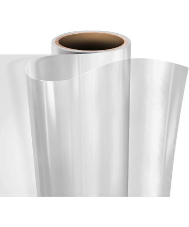 VViViD Clear Self-Adhesive Lamination Vinyl Roll for Die-Cutters and Vinyl Plotters (12" x 6ft)