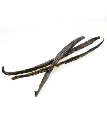 ORGANIC - Vanilla Bourbon from Madagascar - 3 pods 15-18 cm - Grade 1 "Gourmet Black" and AB Certified - Aroma Labs (French Brand) 3 Bacche