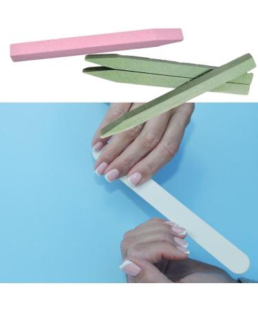 lmoikesz 5 Set of Precision Grinding Professional Grade Nail File Cuticle for Smooth and Polished Margin Easy to Use Stone Pink Pink 5Set - Buy Online on SooperMarket.com
