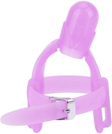 BORDSTRACT Adjustable Silicone Thumb Sucking Stop - Purple | Infant Kids Finger Protector to Prevent Thumbsucking - Buy Online on SooperMarket.com