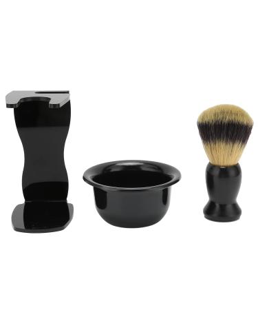 3 Pieces Shaving Brush Set Shaving Brush Kit Shaving Brush Set Beard Shaving Brush Safety Shaving Stand Kit for Men