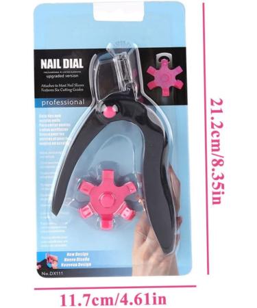Acrylic Nail Clipper U Shaped Nail Edge Trimmers False Nail Tip Scissors Black - Buy Online on SooperMarket.com
