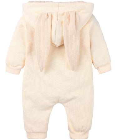 Kids Tales Newborn Baby Winter Rabbit Ear Hooded Romper 18-24 Months - Apricot - Buy Online on SooperMarket.com