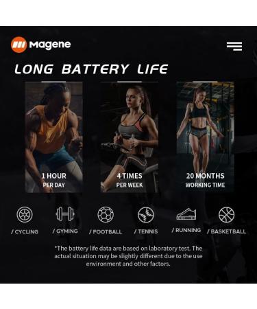 Magene H64 Heart Rate Monitor with Chest Strap - ANT+/Bluetooth Sensor for Bike Computers & iOS/Android Apps - Buy Online on SooperMarket.com