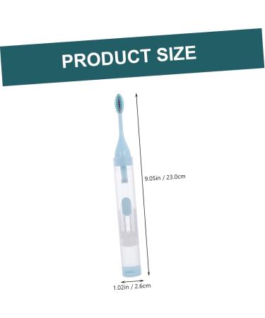 3ST Portable Travel Toothbrush Set - Merlan Ortho Mini Toothbrush & Toothpaste for Home & Travel (1 Pack Blue) - Buy Online on SooperMarket.com