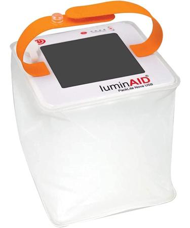 LuminAID PackLite Nova USB Solar Inflatable Waterproof Light Bright White