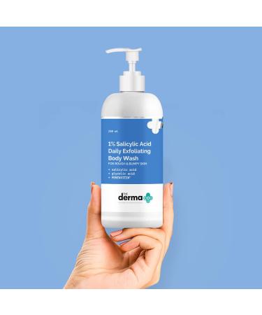 1% Salicylic Acid Exfoliating Body Wash - Smooths Rough Skin Reduces Body Acne | 8.45 Fl Oz - Buy Internationally - Buy Online on SooperMarket.com