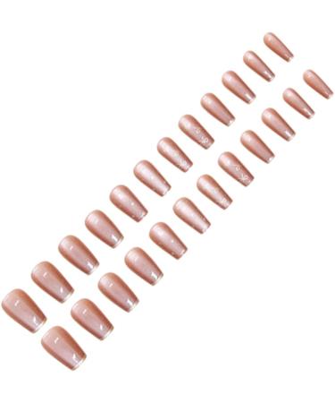 Ruarby Professional French Tip Press on Nail False Nails Full Cover Artificial Nails Tips Art Accessories for Fashion Women - Buy Online on SooperMarket.com
