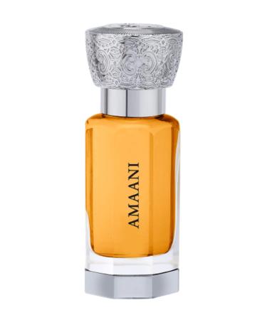 AMAANI Perfume Oil 12mL Alcohol Free Natural Blend Fragrance and Body CPO with Amber Musk Oud Patchouli. Long Lasting Attar for Men and Women
