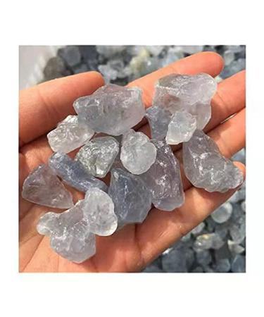 raw Minerals Crystals Natural Sky Blue Celestite Rough Gemstone 100g FUZEGRDLI