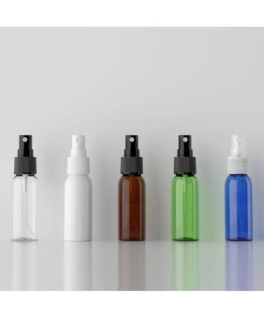 10 Pieces 30ml Brown Plastic Spray Bottles | Fine Fog Atomizers for Travel | Perfume & Cosmetics Bottles with 2x Funnels - Buy Online on SooperMarket.com