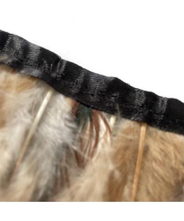 LONDGEN Rooster Feather Trim Fringe 5-7 Craft Trim 5 Yards Pack - Natural - Buy Online on SooperMarket.com