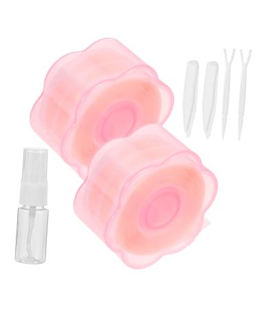 HAPINARY 1 set Beauty Women with Spray Bottle Girl Tapes Double Tape Accessories Lifter Makeup Eye Eyelid 5.3x5.3cm As Shown