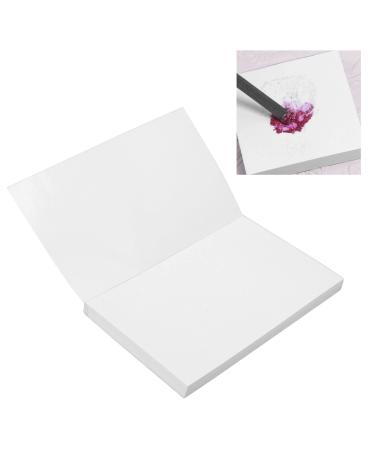 Disposable Nail Polish Mixing Paper Large Nail Art Makeup Toning Paper Cosmetic Gel Polish Palette Paper for Home Salon Artist Use