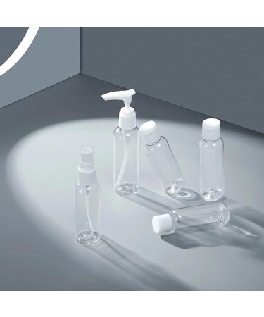 Keyri Cultural Bags: 5-Piece Transparent Travel Bottle Set (100ml) for Liquids - Ideal for International Travel - Buy Online on SooperMarket.com