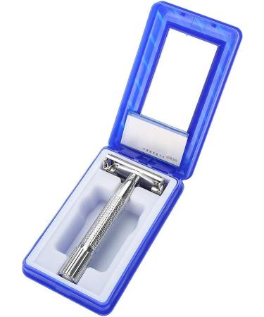 Demeras Razor Straight 11x7x3 - Manual Men's Beard Razor with Double Blade & Case | International Shipping Available - Buy Online on SooperMarket.com