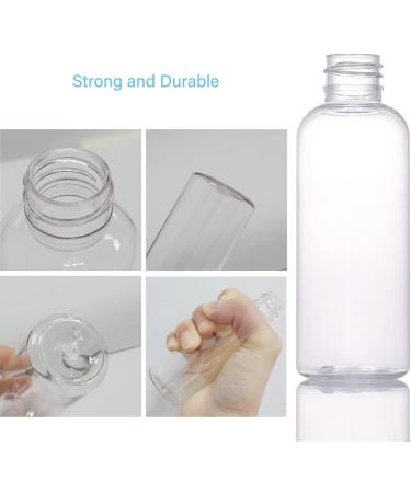 Buy Lufevrm Travel Bottle Set - 4 Leakproof Refillable Spray & Pump Bottles - 80ml for Shampoo & Perfume with Transparent Carrier Pocket - International Shipping Available - Buy Online on SooperMarket.com