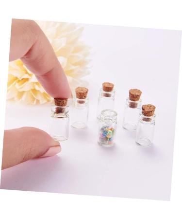 Zerodeko 200 Pcs Cork Bottle Glass Bottles with Cork Stoppers Transparent Glass Bottles Diy Wishing Bottle Jar Necklace Mini Wish Bottle Pendant Glass Bottle Small Drifting Bottle - Buy Online on SooperMarket.com