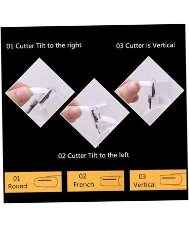 French Nail Clippers Nails Edge Trimmers False Nail Tip Scissors U-shaped Nail Clippers Salon Manicure Tool - Buy Online on SooperMarket.com