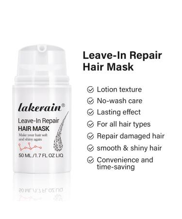 NICEFACE Leave-In Repair Hair Mask 50ml | Restore Dry & Damaged Hair | Reverses Bleach & Heat | Suitable for All Hair Types | International Shipping Available - Buy Online on SooperMarket.com