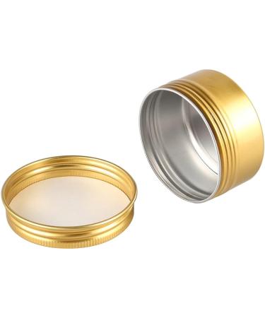 Zeoabsy 10 Pieces 80ml Gold Aluminum Empty Jars - Durable Stylish Containers for All Your Needs | Buy Internationally - Buy Online on SooperMarket.com