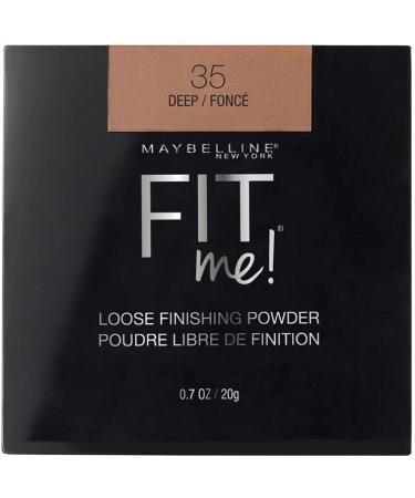 Maybelline New York Fit Me Matte + Poreless Liquid Foundation Makeup Coconut 1 fl. oz. and Loose Finishing Powder Deep 0.7 Oz - Buy Online on SooperMarket.com