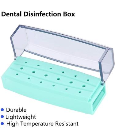 Autoclavable Sterilization Box for Dental Tools - 18 Holes Disinfection Box for Oral Care (Green) - Buy Online on SooperMarket.com