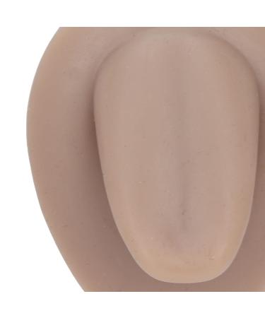 Soft Silicone Mouth Tongue Model for Beauty Salon - Simulated Human Lip Tongue Set for Piercing Practice & Display | Reusable Easy Clean Tools (Type C - Buy Online on SooperMarket.com