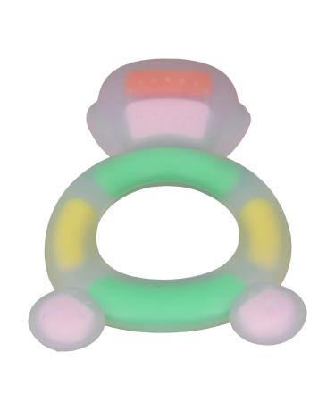 Baby Chew Toy - BPA Free Teether Soft Texture Cartoon Bear for 0-6 Months - Safe & Adorable (Pink) - Buy Online on SooperMarket.com
