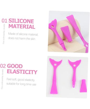3pcs Eyeliner Eyeshadow Baffle Silicone Molds Silicone Eyeliner Shield Mascara Tools for Eyelash - Buy Online on SooperMarket.com