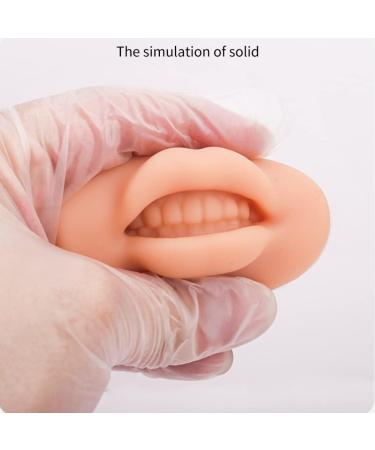 3D Silicone Lip Practice Skin - Fake Piercing Lip Model for Makeup Training | International Shipping Available - Buy Online on SooperMarket.com