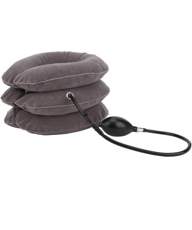 Inflatable Cervical Neck Traction Device Portable Neck Brace Support Stretcher Gray for Neck - Buy Online on SooperMarket.com