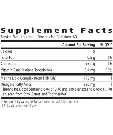 HerbalLifeline Omega-3 Softgels 60 Capsules with EPA & DHA for Heart Health - Buy Online on SooperMarket.com