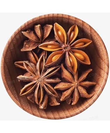 Star Anise (50G / 1.76 oz) | Aniseeds | Badiya | Whole Seeds | Premium Quality | Natural | Vegan | Non GMO | No Additives | No Preservatives - Buy Online on SooperMarket.com