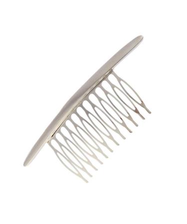 Curved Alloy Hair Side Comb Set - Silver & Gold French Hair Twist Inserts & Clips for Women & Girls - Stylish Hair Jewelry & Styling Tool - Buy Online on SooperMarket.com