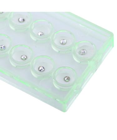 DIY Tooth Gem Kit White Acrylic Tooth Jewelry Gem Kit Not Easy to Fall Shimmering Nails Decor Manicure Shop for Tooth Home Decor