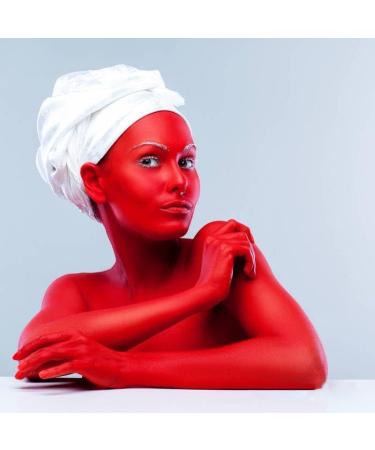 Go Ho Makeup Liquid Body Paint (2.1 oz) - Red Water Based Face & Body Paint for Special FX, Cosplay & Halloween - Buy Online on SooperMarket.com