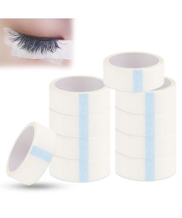 10 Rolls Eyelash Extension Tape Medical Non-woven Eyelash Tape Breathable Adhesive Tape Eyelash Grafting Tape Under Eye Tape Eyelash Beauty Supplies
