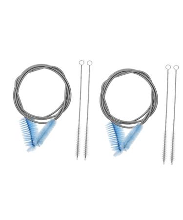 Baluue 6 Pcs Hose Cleaning Brush Dryer Vent Cleaner Brush Dryer Vent Cleaning Brush The Dishwasher Cleaner Crevice Cleaning Tool Pipe Cleaner Brush Pipeline Cleaning Kit Stainless Steel Bluex2pcs 20X5CMx2pcs