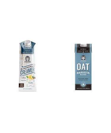 Califia Farms - Vanilla Almond Milk Coffee Creamer with Coconut Cream 32 Oz (Pack of 3)  Non Dairy  Plant Based  Vegan  Non-GMO  Shelf Stable